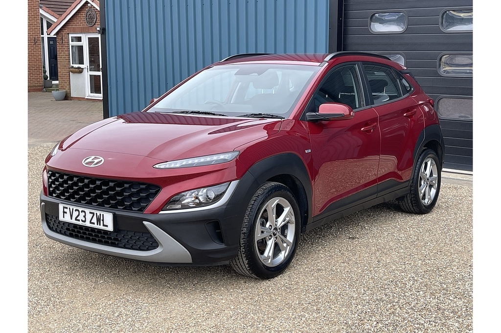 Hyundai Kona T-gdi Mhev Se Connect 2023 U2546 Ulez FV23ZWL Red #3