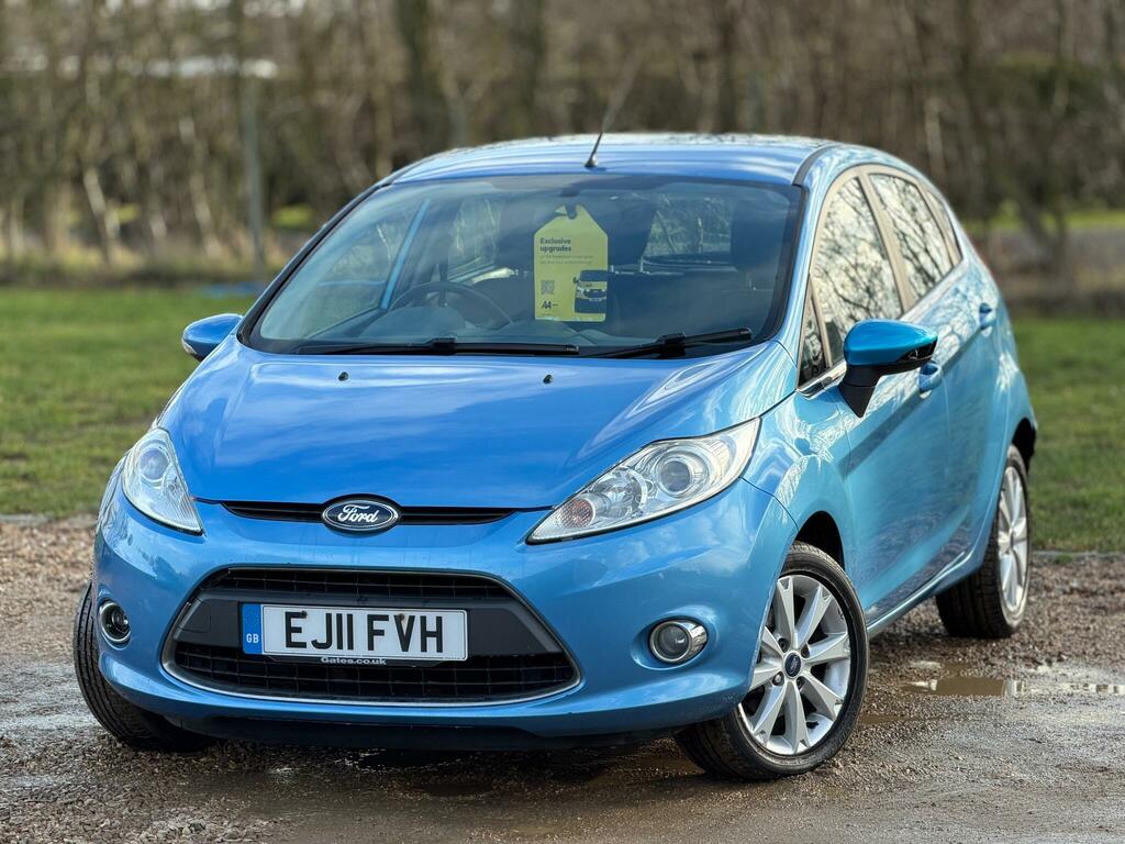 Ford Fiesta 1.4 Tdci Dpf Zetec EJ11FVH Blue #4