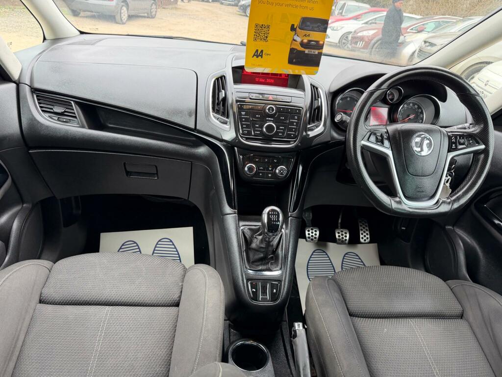 Vauxhall Zafira Tourer 2.0 Cdti Sri Euro 5 NU64XJL Brown #6