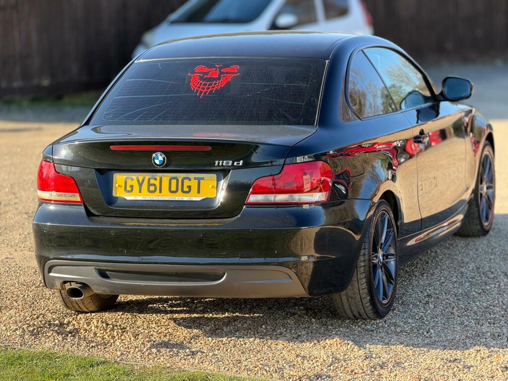 BMW 1 Series 2.0 118D M Sport Euro 5 Ss GY61OGT Black #5
