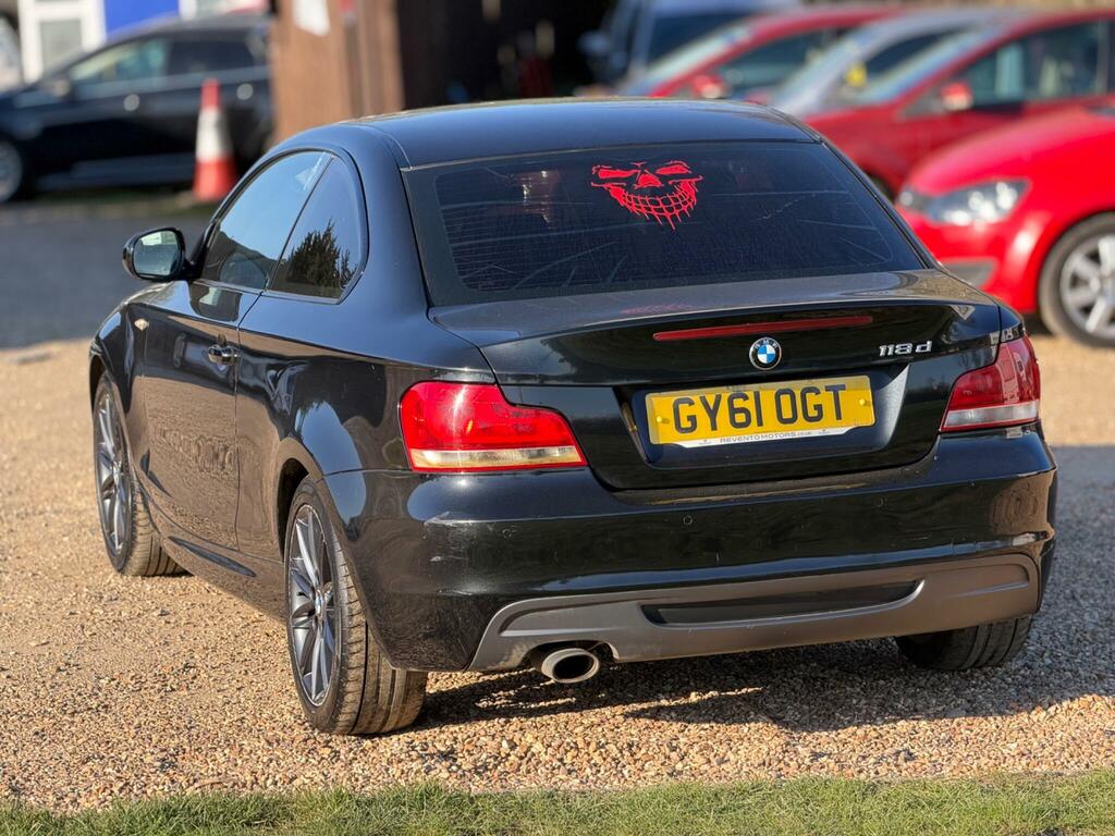 BMW 1 Series 2.0 118D M Sport Euro 5 Ss GY61OGT Black #4