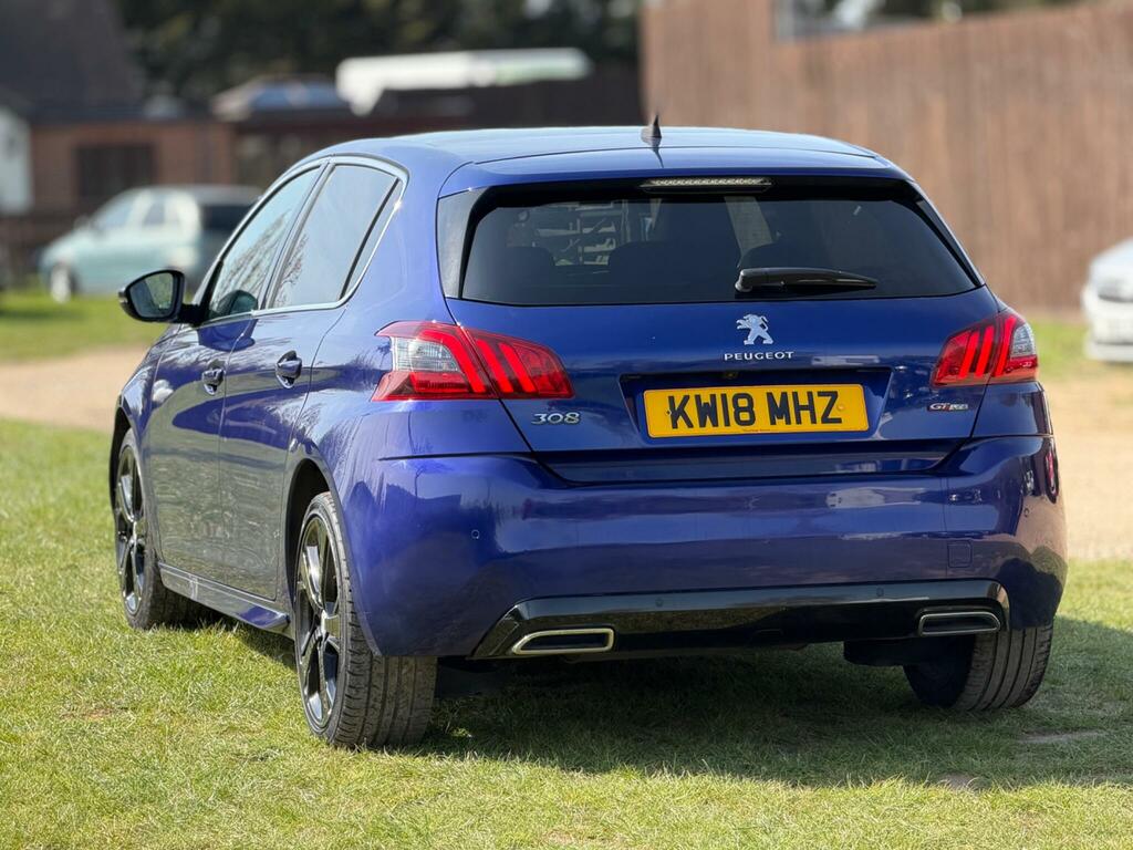 Peugeot 308 1.2 Puretech Gt Line Euro 6 Ss KW18MHZ Blue #4