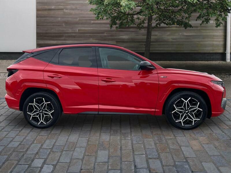 Hyundai Tucson 1.6 H T-gdi N Line Suv Hybrid Euro CA23FLE Red #2