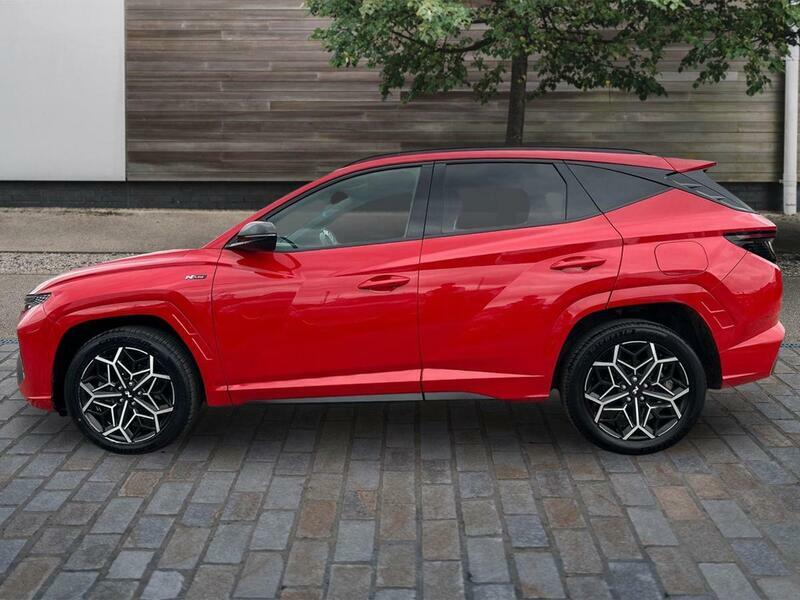 Hyundai Tucson 1.6 H T-gdi N Line Suv Hybrid Euro CA23FLE Red #6