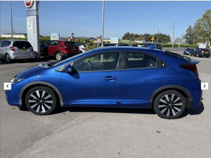 Honda Civic I-vtec Se Plus - 2015 65 Blue #3