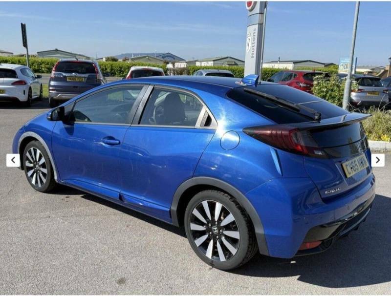 Honda Civic I-vtec Se Plus - 2015 65 Blue #4