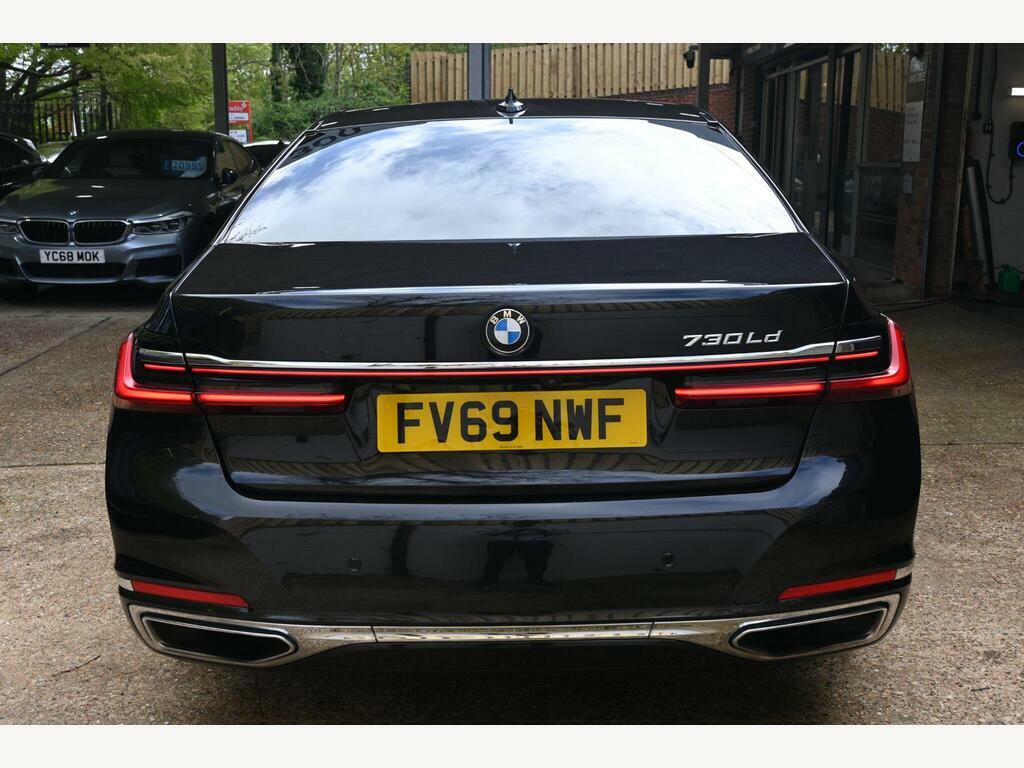 BMW 7 Series 3.0 730Ld Euro 6 S S FV69NWF Black #6