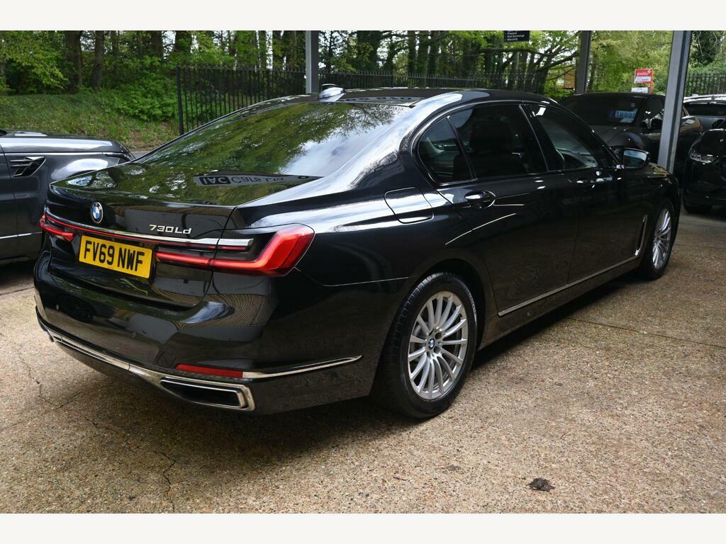 BMW 7 Series 3.0 730Ld Euro 6 S S FV69NWF Black #5