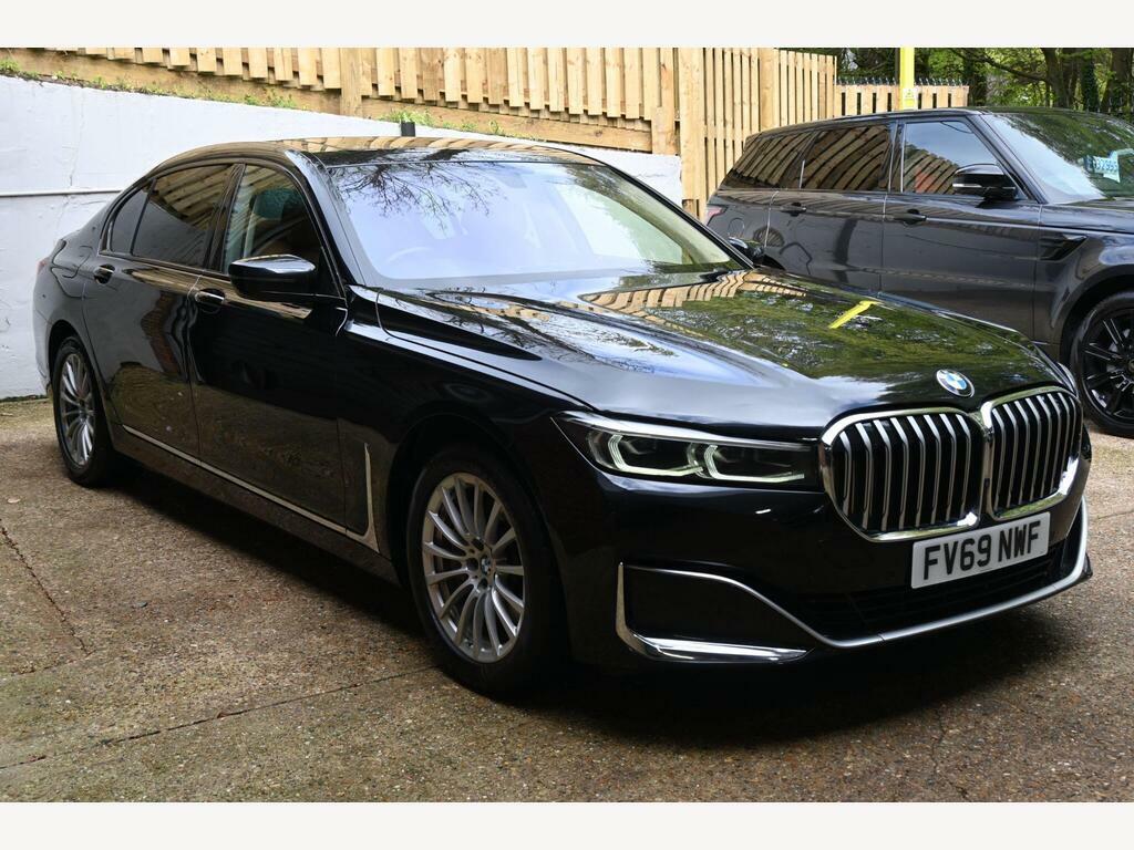 BMW 7 Series 3.0 730Ld Euro 6 S S FV69NWF Black #3