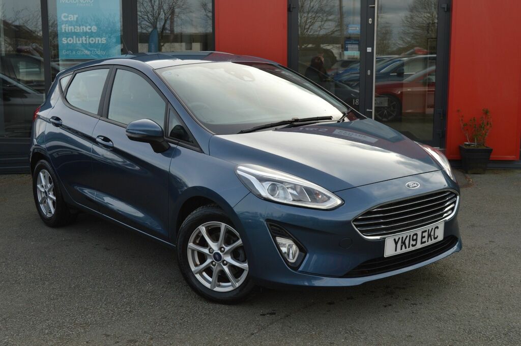 Ford Fiesta Ecoboost Gpf Zetec Hatchback YK19EKC Blue #2