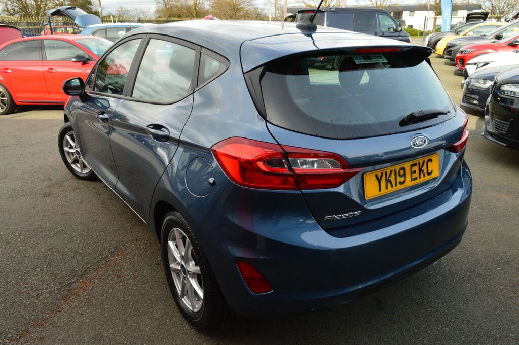 Ford Fiesta Ecoboost Gpf Zetec Hatchback YK19EKC Blue #6