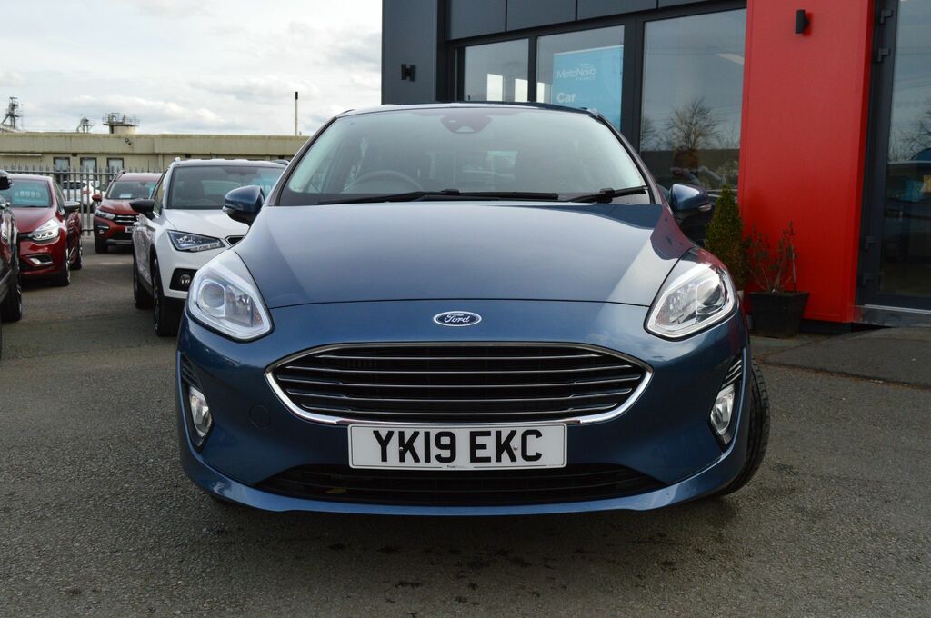 Ford Fiesta Ecoboost Gpf Zetec Hatchback YK19EKC Blue #4