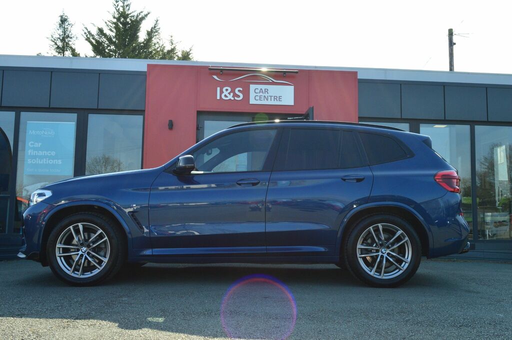 BMW X3 20D M Sport Suv HK68VMM Blue #5