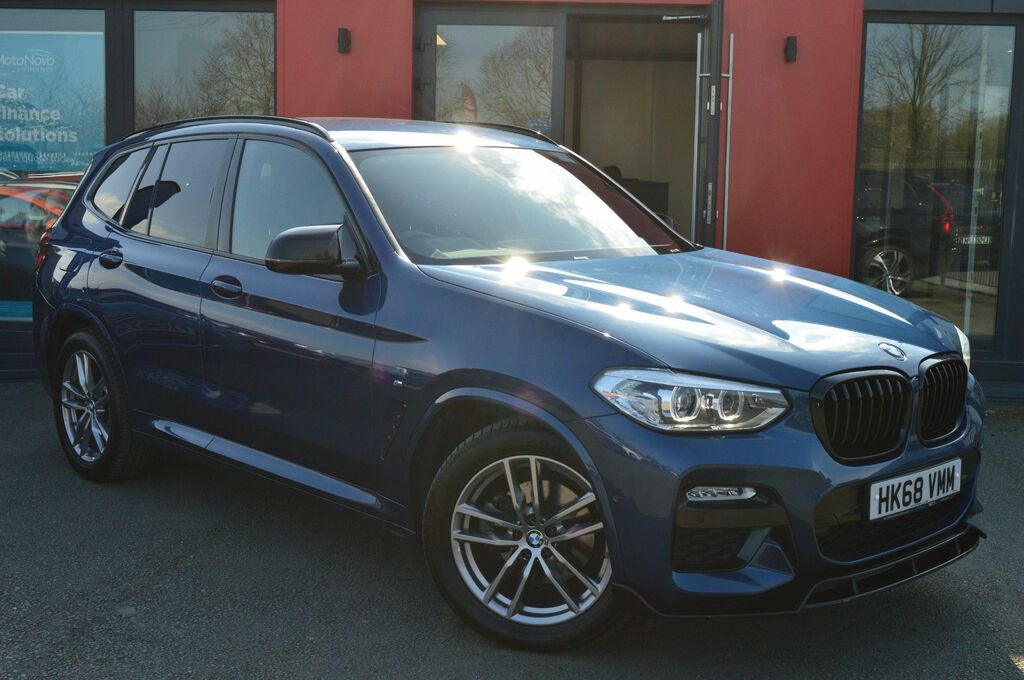 BMW X3 20D M Sport Suv HK68VMM Blue #2