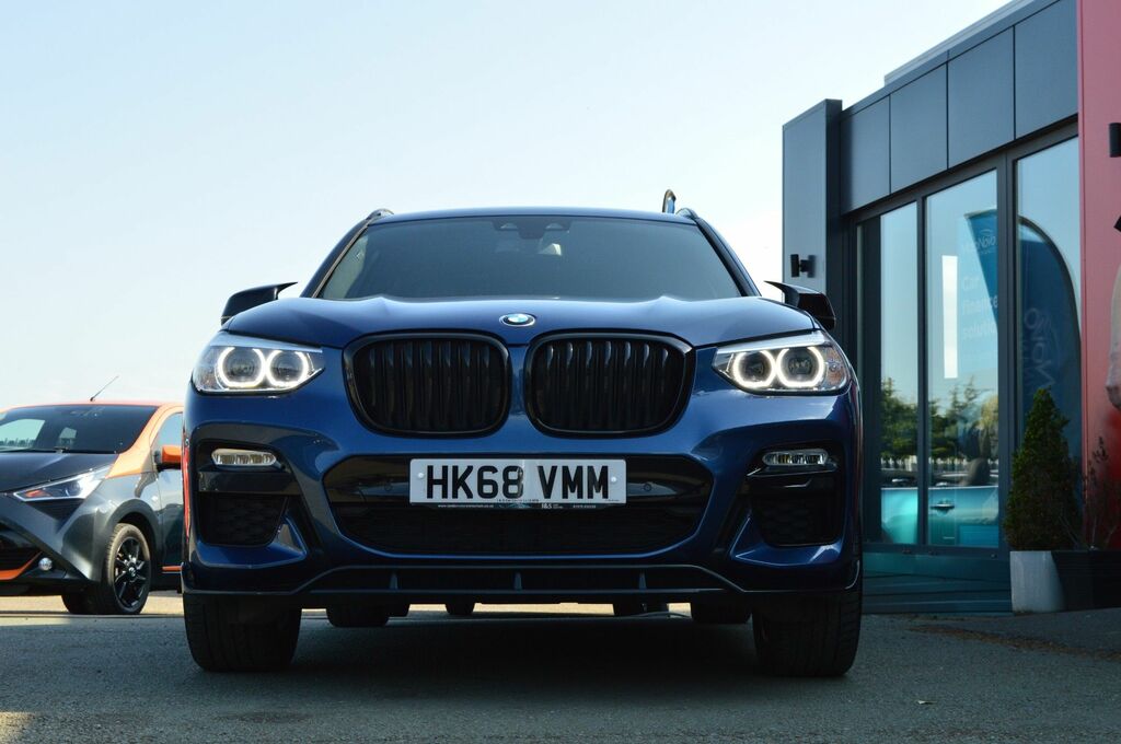BMW X3 20D M Sport Suv HK68VMM Blue #3