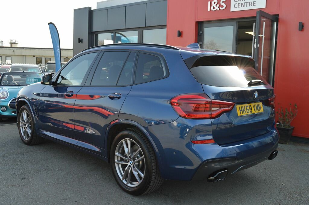 BMW X3 20D M Sport Suv HK68VMM Blue #6