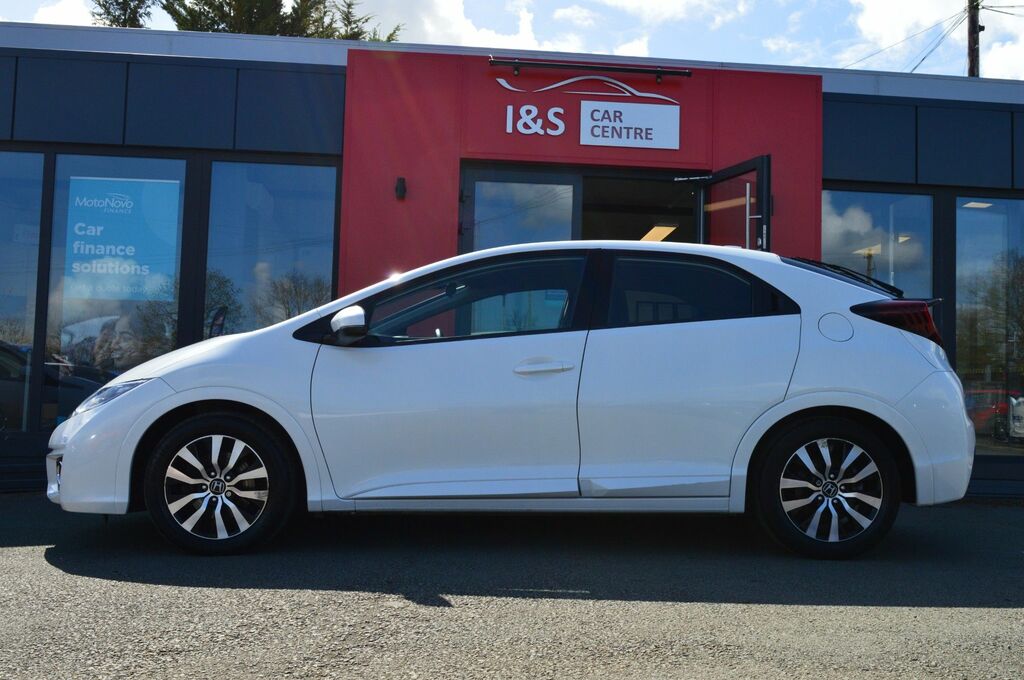 Honda Civic I-dtec Se Plus Navi White #5