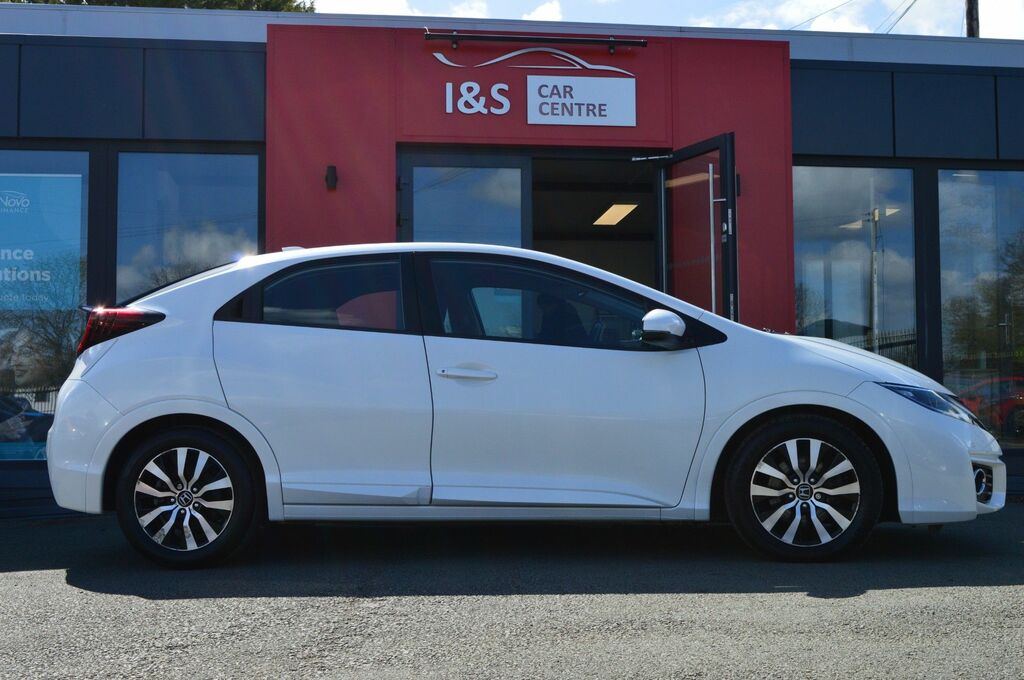 Honda Civic I-dtec Se Plus Navi White #4
