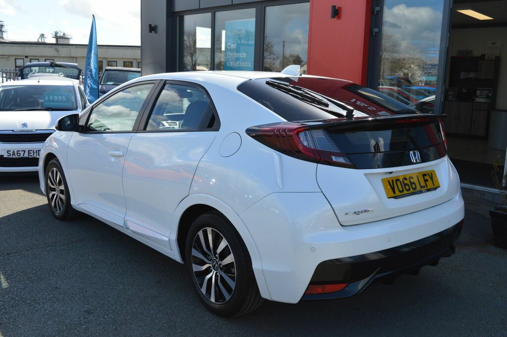 Honda Civic I-dtec Se Plus Navi White #6