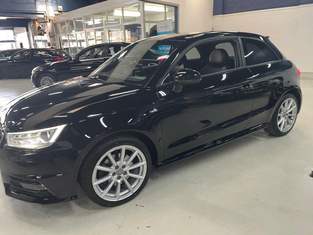 Audi A1 Hatchback 1.4 Tfsi S Line S Tronic Euro 6 Ss Black #4