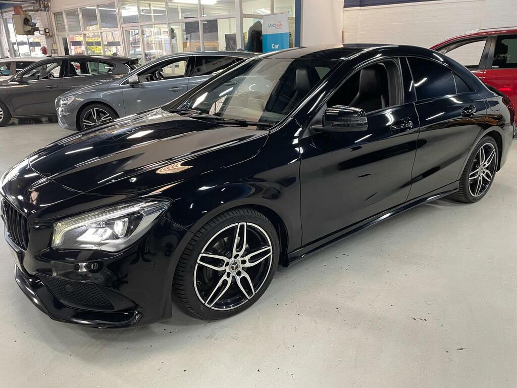 Mercedes-Benz CLA Class Saloon 1.6 Cla180 Amg Line Coupe Euro 6 Ss Black #4