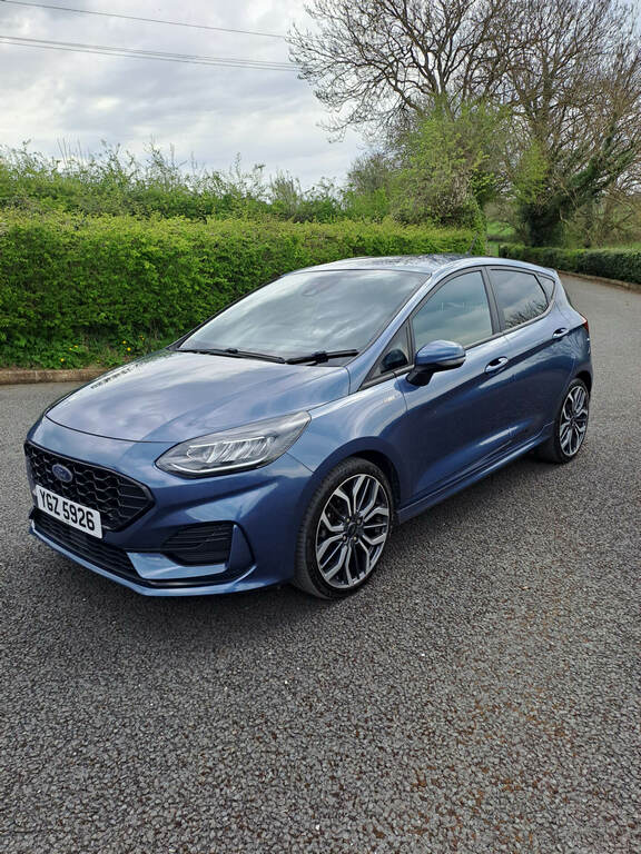 Ford Fiesta 1.0 Ecoboost St-line X YGZ5926 Blue #2