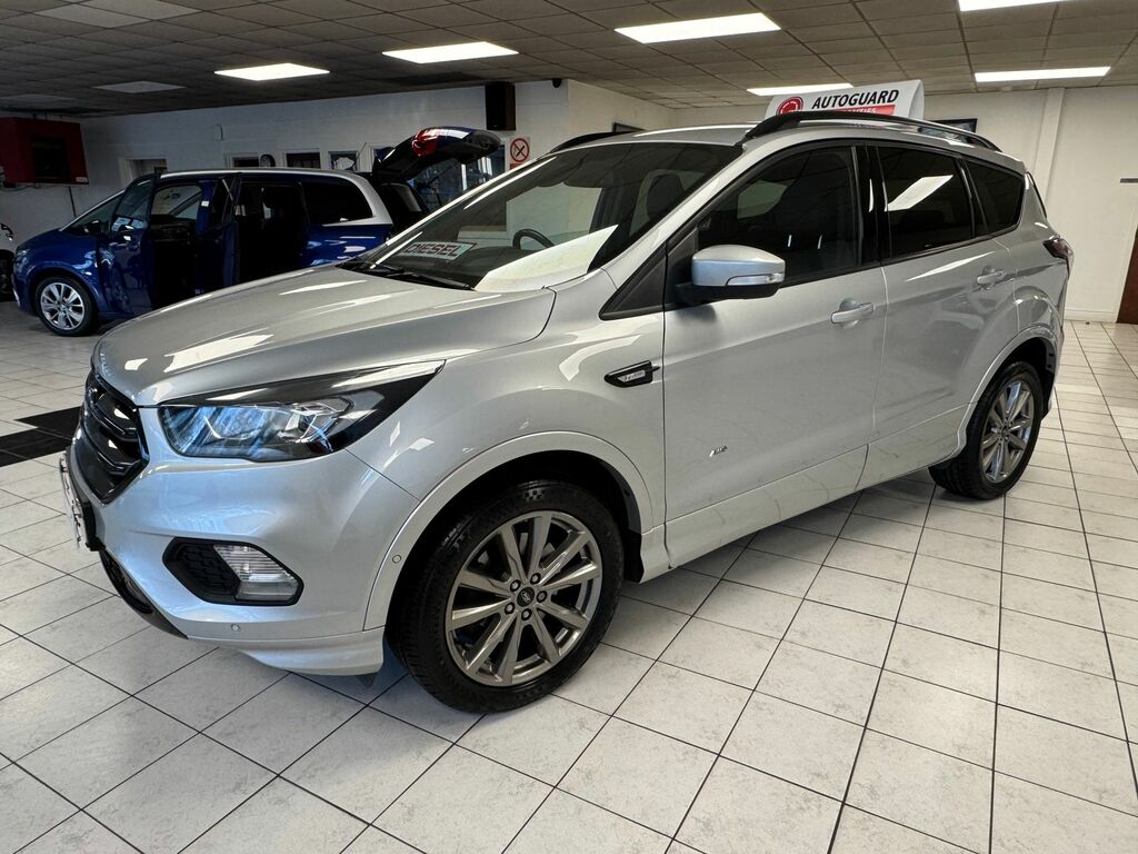 Ford Kuga 2.0 Tdci Ecoblue St-line Suv Awd NX19VMY Silver #3