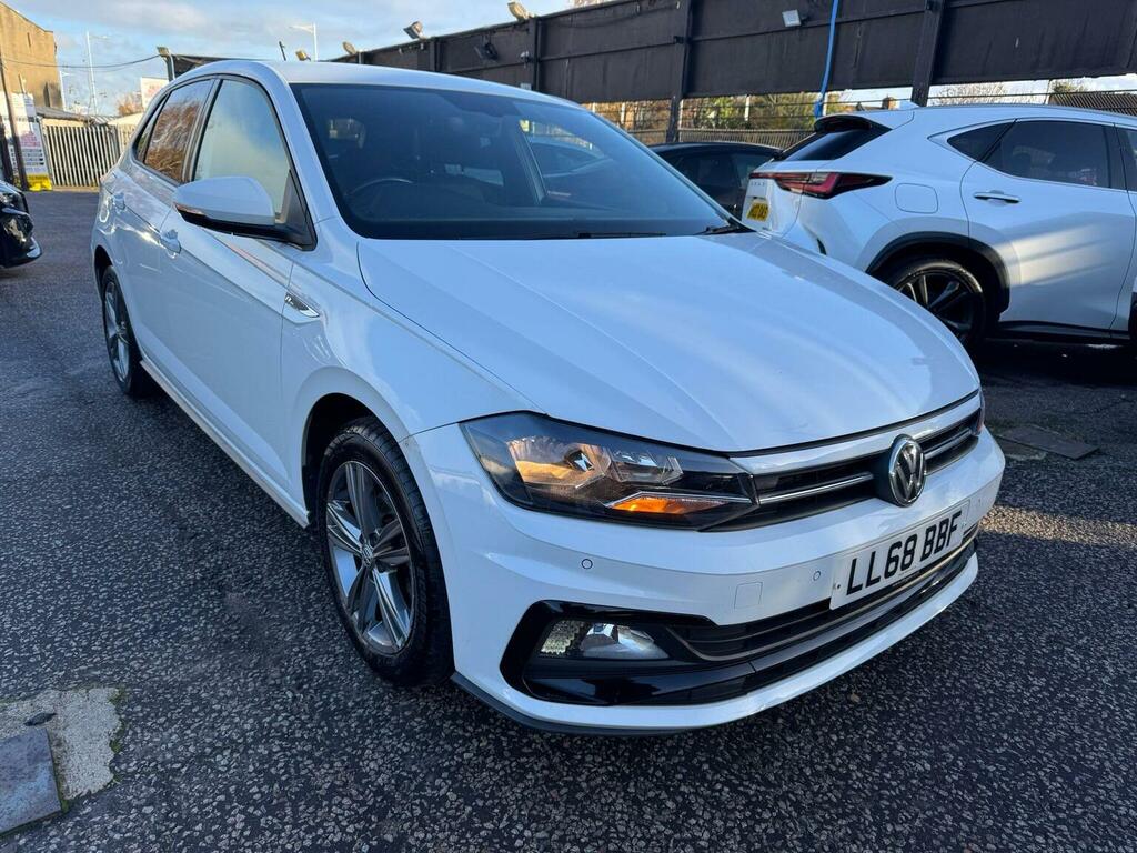Volkswagen Polo Hatchback 1.0 Tsi R-line Dsg Euro 6 Ss 201 White