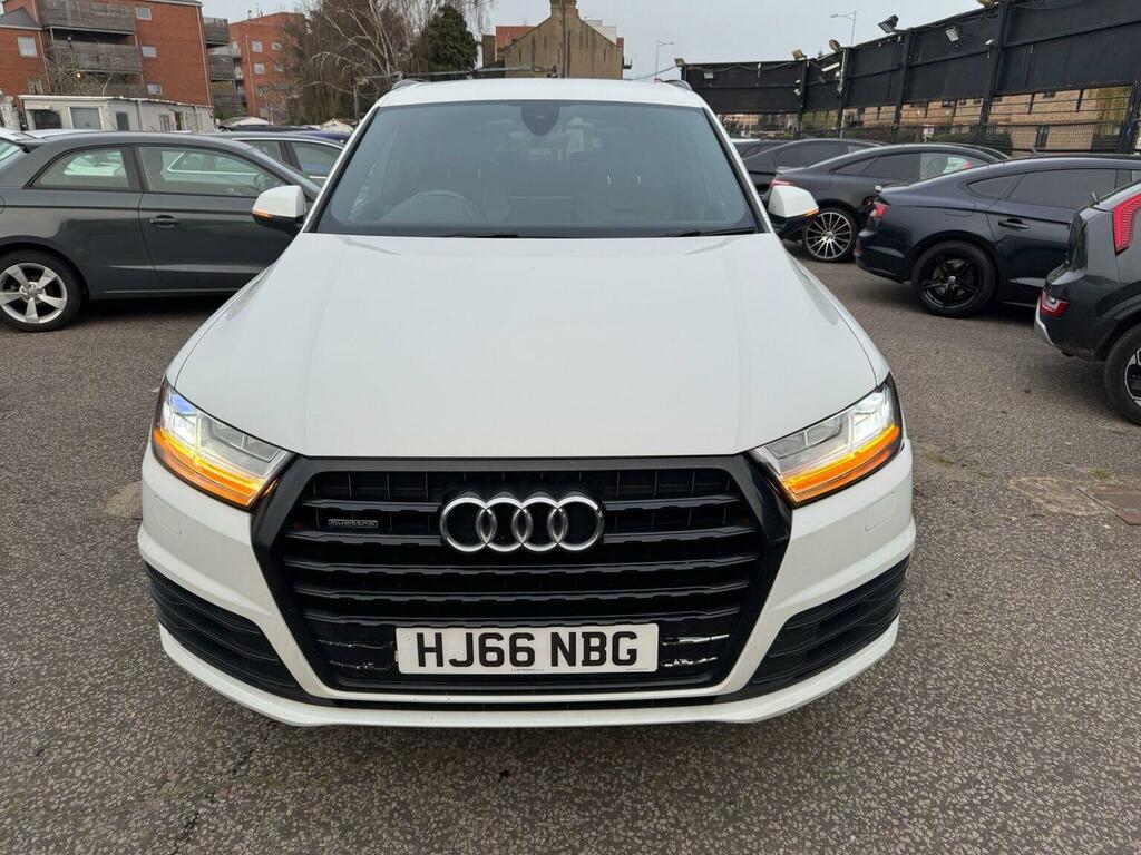 Audi Q7 Suv 3.0 Tdi V6 S Line Tiptronic Quattro Euro 6 S HJ66NBG White #3
