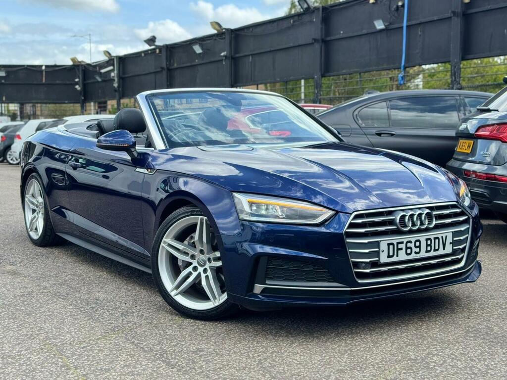Audi A5 Convertible 2.0 Tdi 40 S Line S Tronic Euro 6 Ss Blue