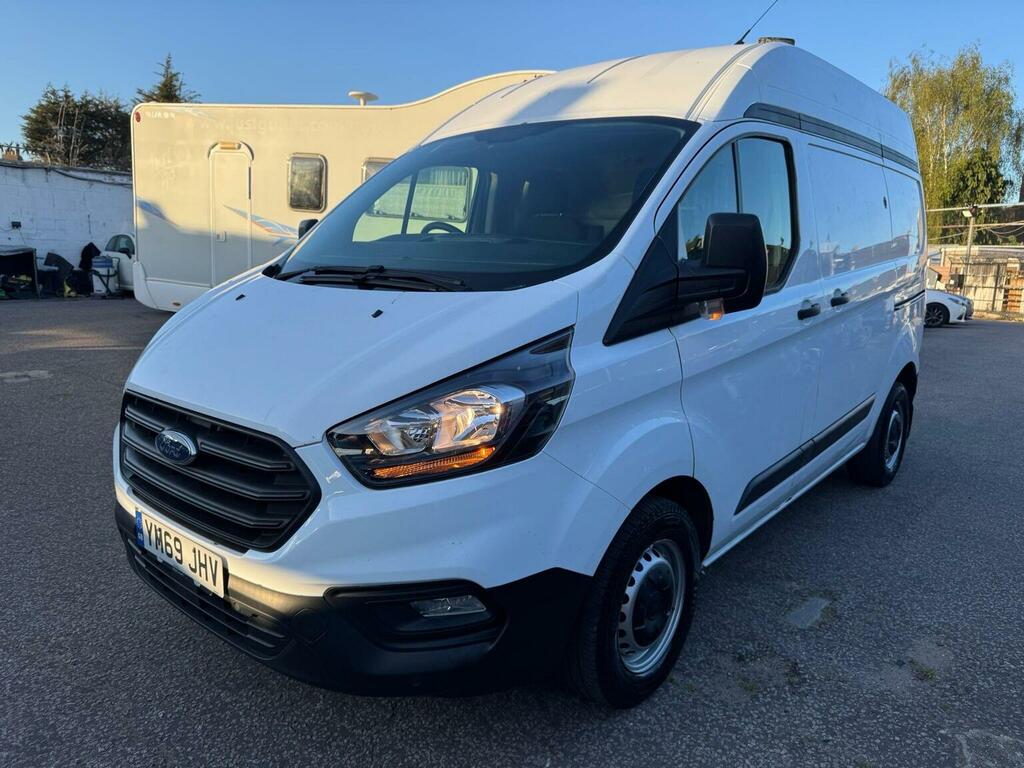 Ford Transit Custom Panel Van 2.0 300 Ecoblue Leader L1 H2 Euro 6 Ss YM69JHV White #2