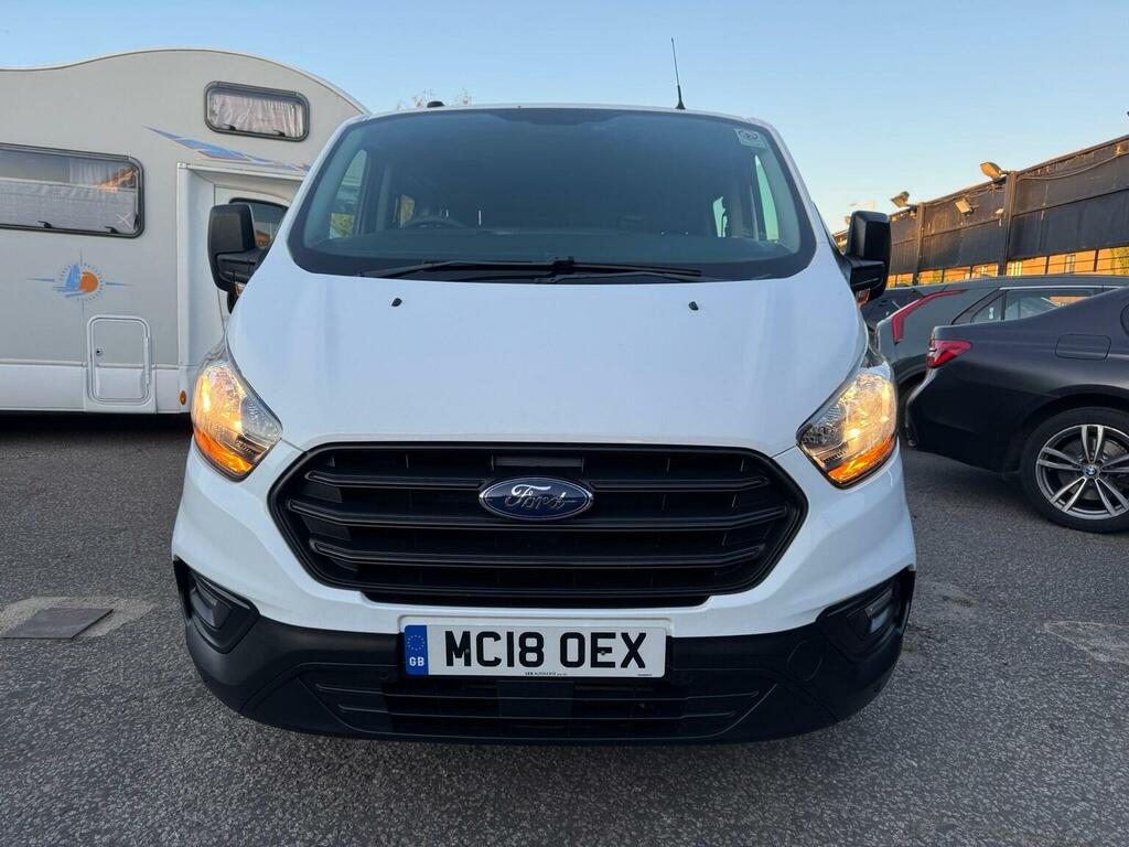 Ford Transit Custom Combi Van 2.0 300 Ecoblue Crew Van L1 H1 Euro 6 MC18OEX White #3