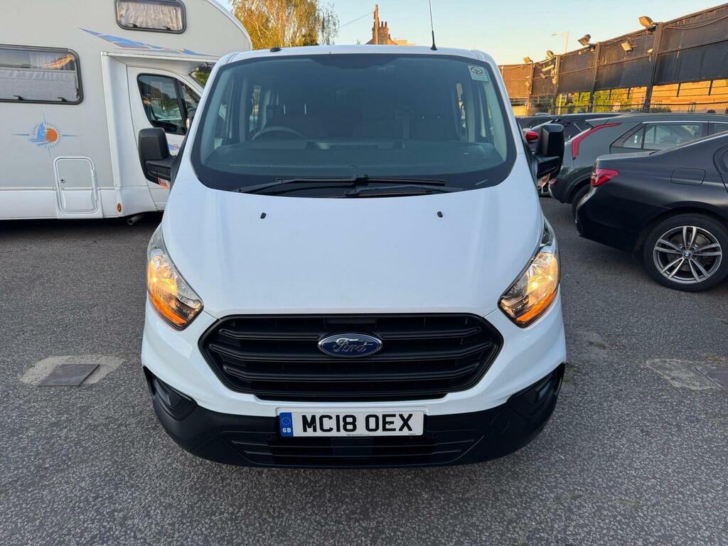Ford Transit Custom Combi Van 2.0 300 Ecoblue Crew Van L1 H1 Euro 6 MC18OEX White #4