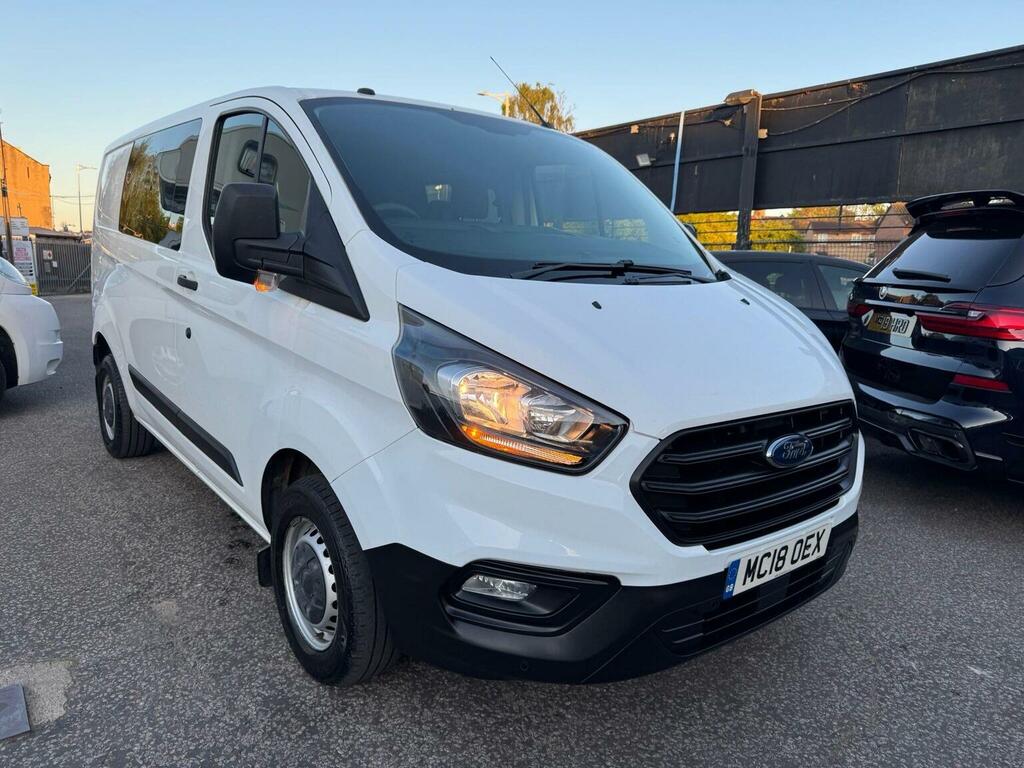 Ford Transit Custom Combi Van 2.0 300 Ecoblue Crew Van L1 H1 Euro 6 White