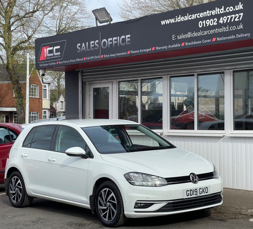 Volkswagen Golf 1.6 Tdi Match Hatchback Dsg Euro 6 Ss GD19GKO White #6
