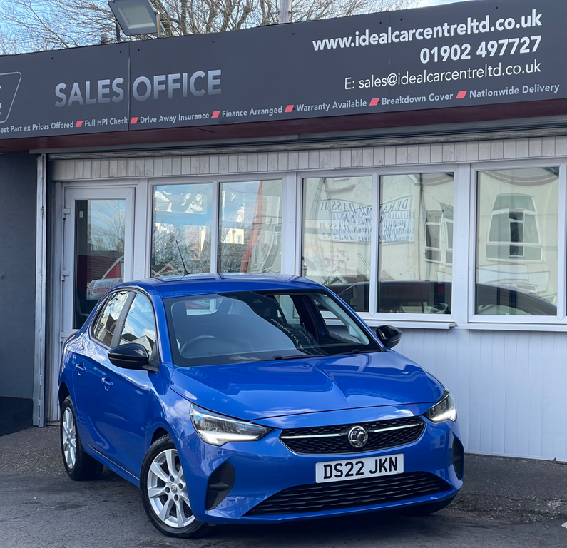 Vauxhall Corsa 1.2 Se Edition Hatchback Euro 6 DS22JKN Blue #2