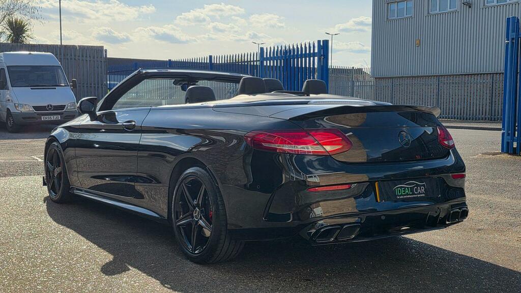 Mercedes-Benz C Class 2.1 C220d Amg Line Cabriolet G-tronic Euro 6 Ss LS17JPO Black #2
