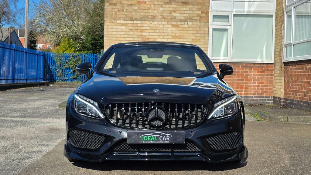 Mercedes-Benz C Class 2.1 C220d Amg Line Cabriolet G-tronic Euro 6 Ss LS17JPO Black #4