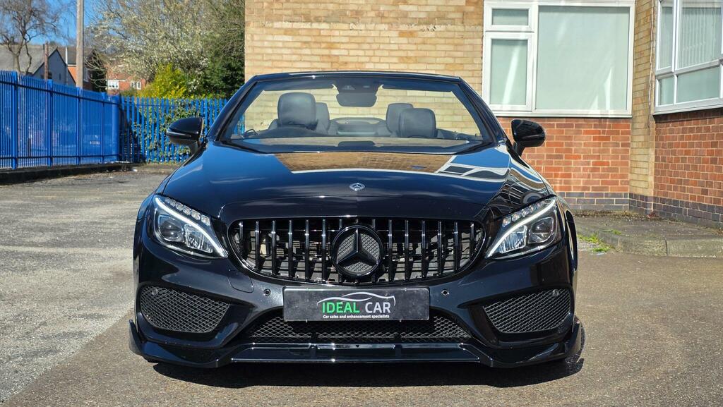 Mercedes-Benz C Class 2.1 C220d Amg Line Cabriolet G-tronic Euro 6 Ss LS17JPO Black #6