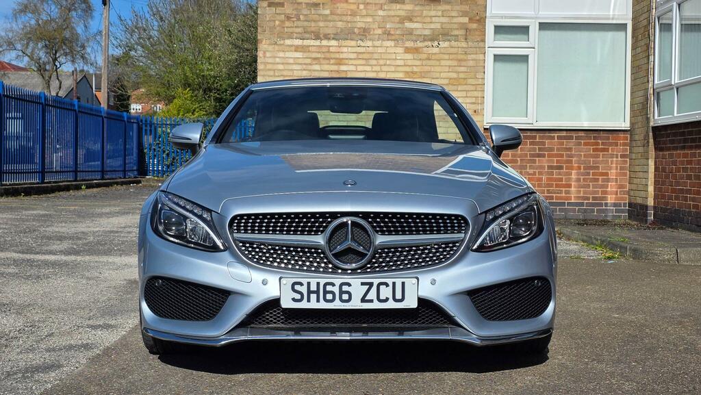 Mercedes-Benz C Class 2.1 C220d Amg Line Cabriolet G-tronic Euro 6 Ss SH66ZCU Silver #5