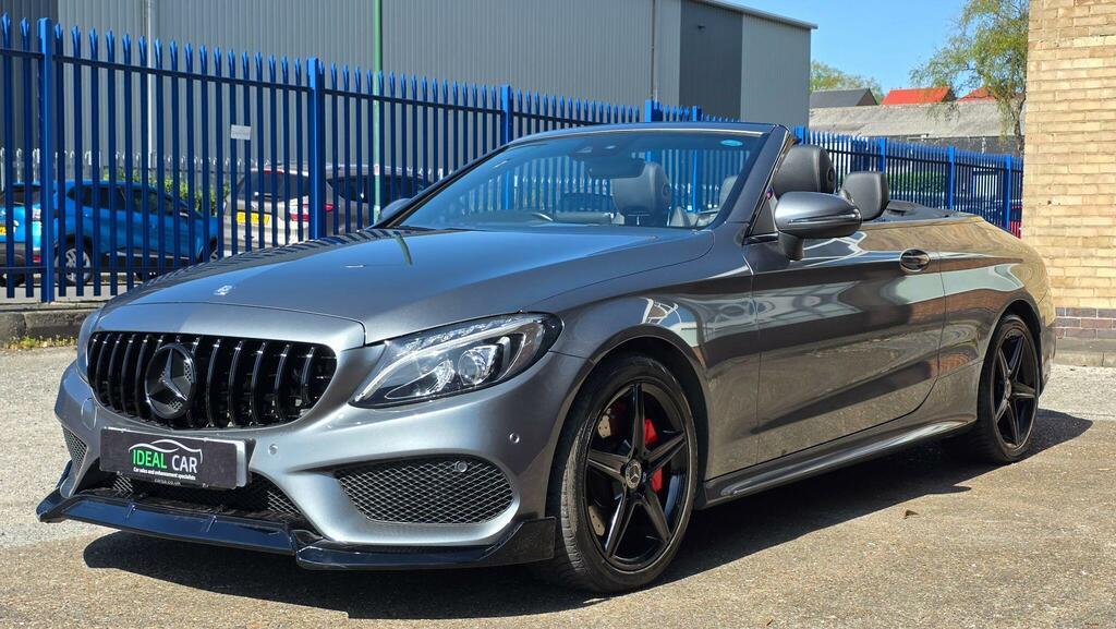 Mercedes-Benz C Class 2.1 C250d Amg Line Premium Plus Cabriolet G-tron Grey