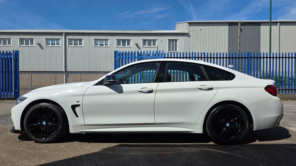 BMW 4 Series Gran Coupe 2.0 420D M Sport Euro 6 Ss NH19KFR White #4