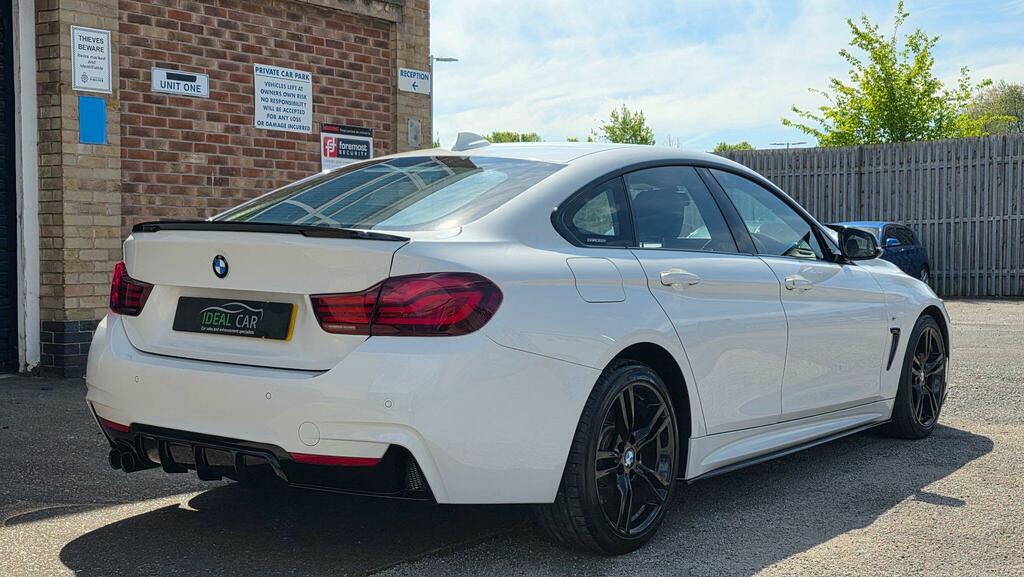 BMW 4 Series Gran Coupe 2.0 420D M Sport Euro 6 Ss NH19KFR White #6