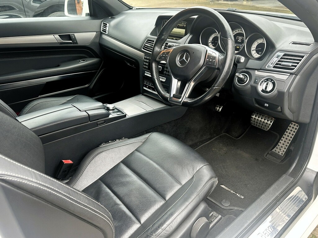 Mercedes-Benz E Class 3.0 E350d V6 Bluetec Amg Sport White #3