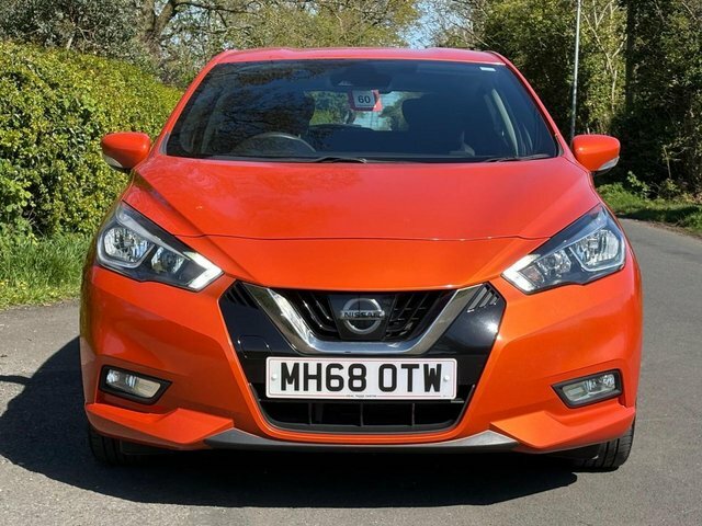 Nissan Micra 2019 0.9 Ig-t Acenta Limited Edition Hatchback MH68OTW Orange #2