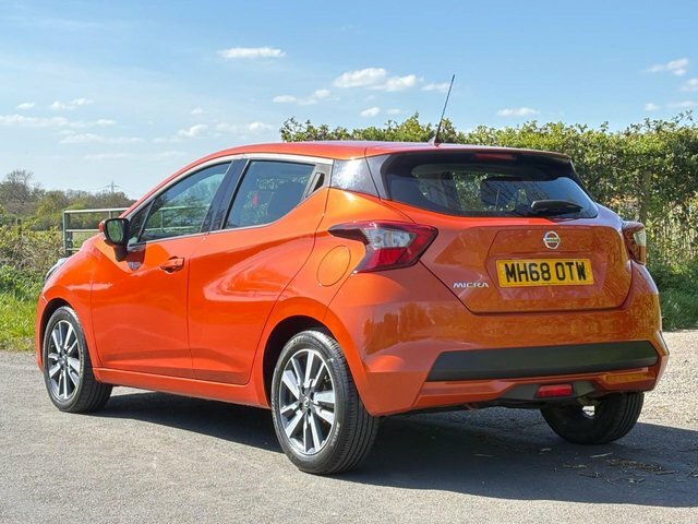 Nissan Micra 2019 0.9 Ig-t Acenta Limited Edition Hatchback MH68OTW Orange #6