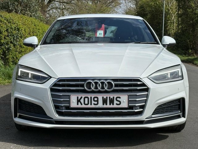Audi A5 2019 2.0 Tfsi 40 S Line Sportback S Tro KO19WWS White #2