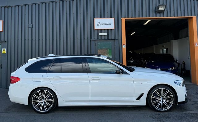 BMW 5 Series 3.0 530D M Sport Touring Xdrive Eu YF69MLO White #5