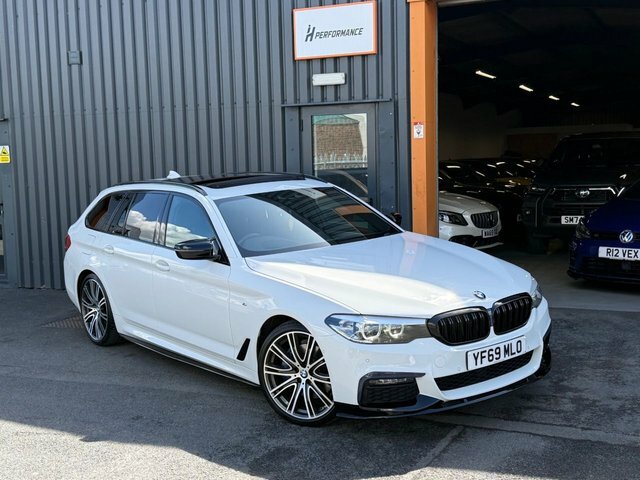 BMW 5 Series 3.0 530D M Sport Touring Xdrive Eu YF69MLO White #4