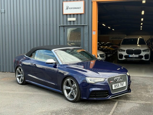 Audi RS5 4.2 Fsi V8 Cabriolet S Tronic Quattro E Blue #4